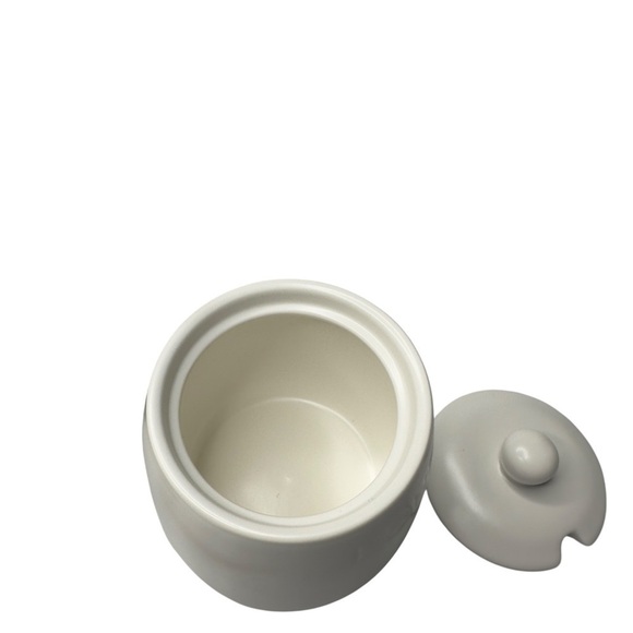 Bushwick Kitchen Honey Pot + Dipper Ceramic Jar & Lid with Wood Dipper 14oz NIB - Picture 3 of 7